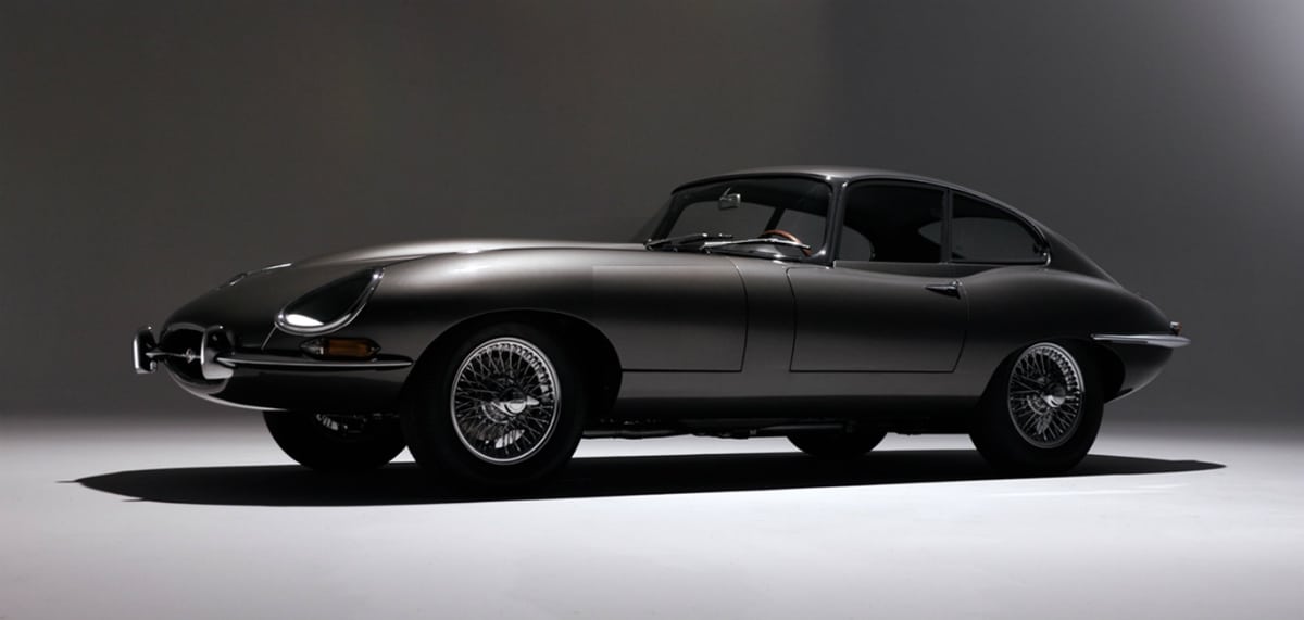 iconic cars of the 60's - Jaguar E-Type