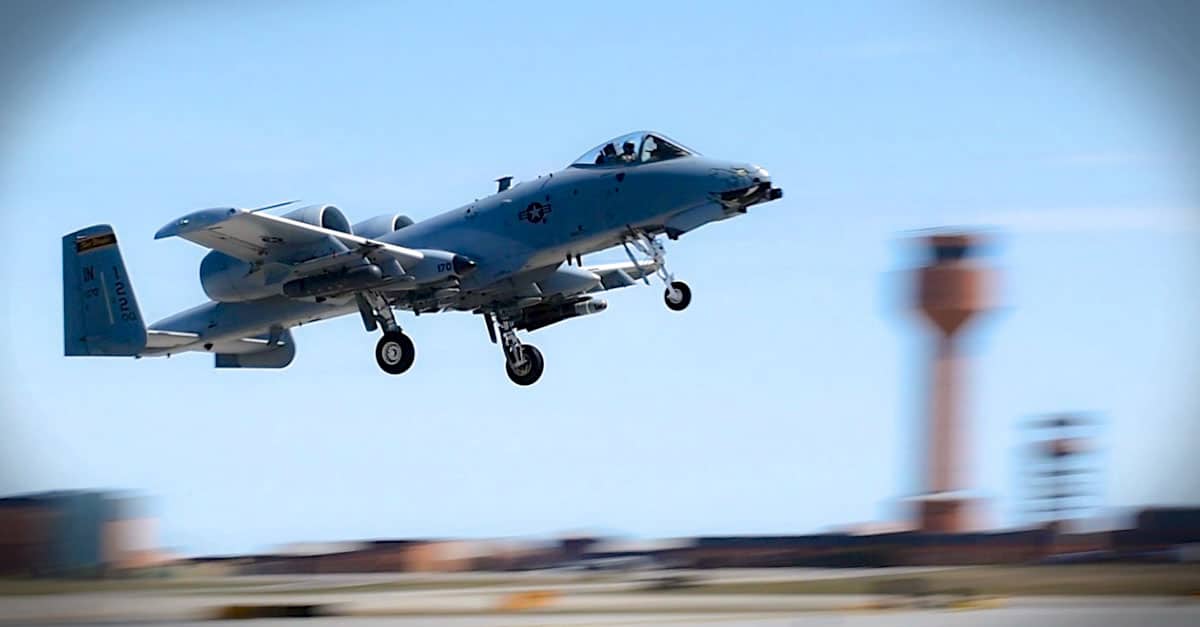 A-10_ 122nd Fighter Wing from the Indiana Air National Guard flew A-10 Thunderbolt II's for close air support and combat search and rescue training