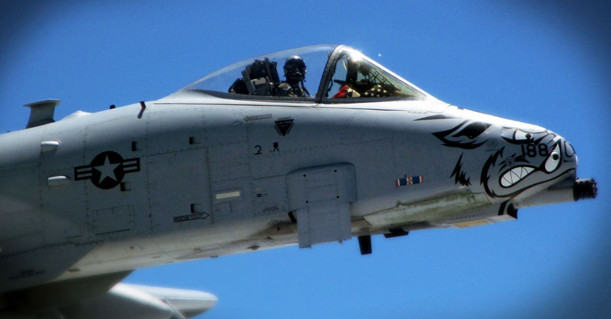 A-10_A-10 piloted by Col. Mark Anderson, 188th Wing commander