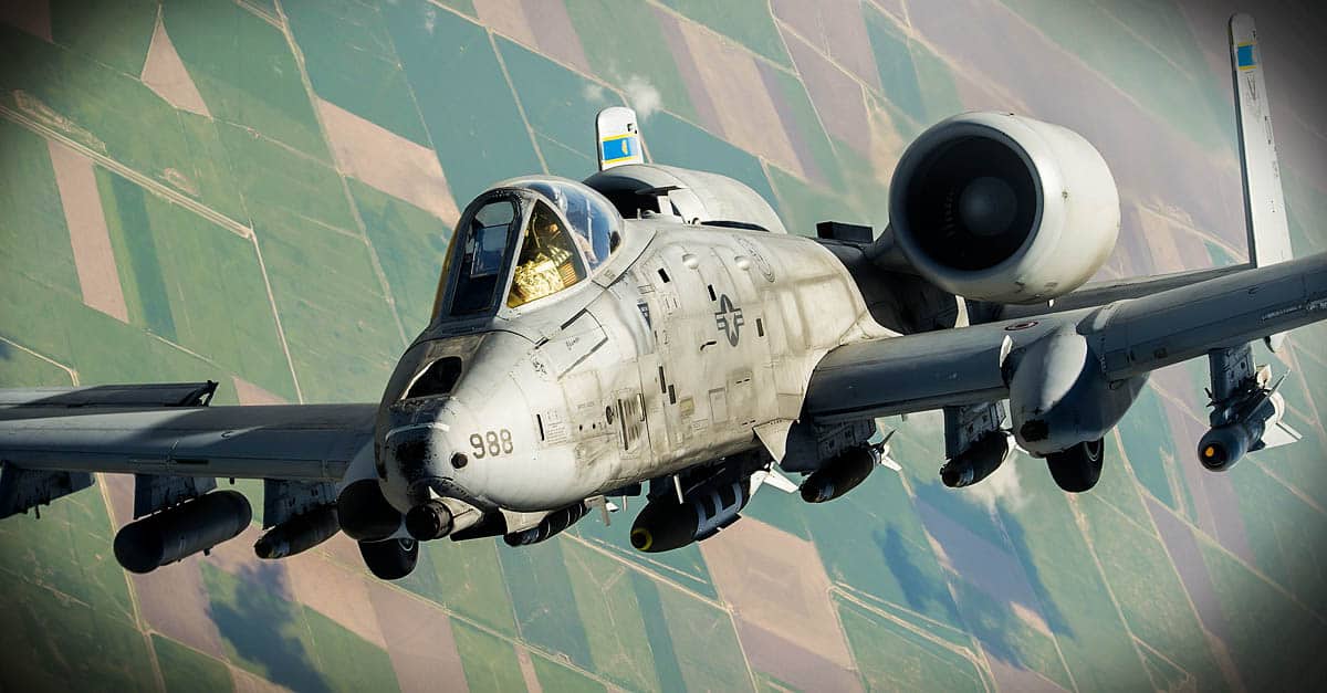 A-10_An A-10 Thunderbolt II departs after receiving fuel from a KC-135 Stratotanker