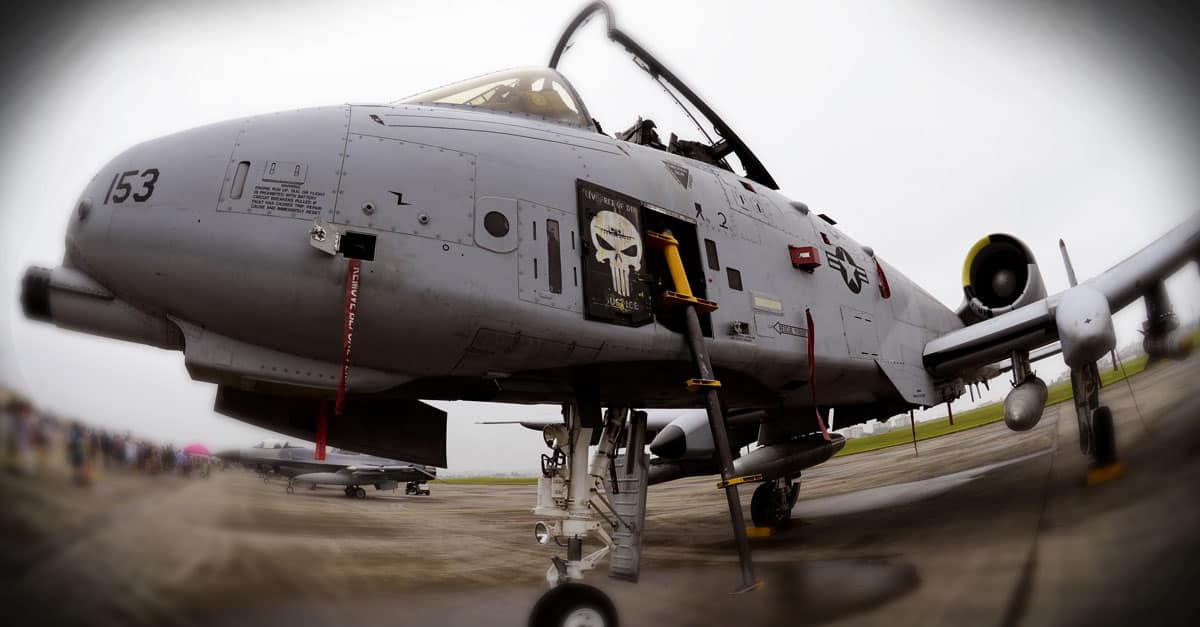 A-10_An A-10 Warthog is displayed on the flight line during the 2016 Japanese-American Friendship