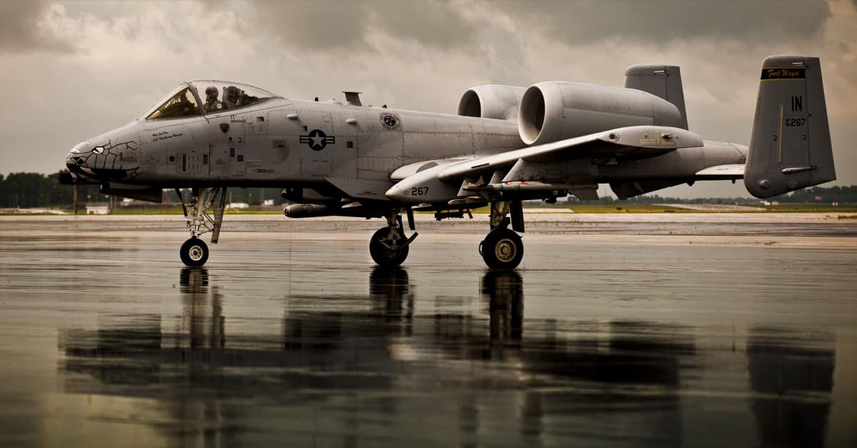 A-10_An A-10C Warthog pilot in Fort Wayne, Ind taxis across the flight line