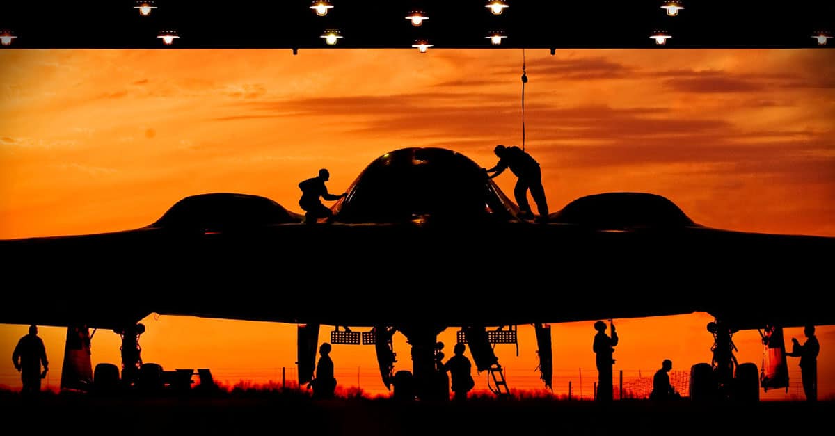 B-2_B-2 Stealth at Whiteman Air Force Base