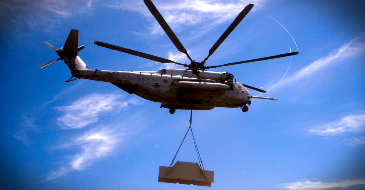 CH-53E_Helicopter Support Team Gets Carried Away