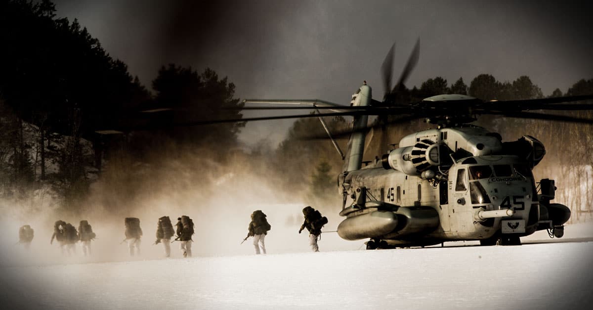 CH-53E_Nato Forces conduct helicopter insertion